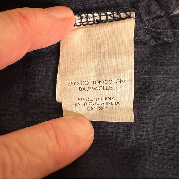 Vintage GAP Boys V-Neck Blue Sweater Large - Picture 6 of 6